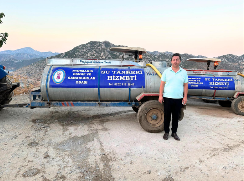 Marmaris Esnaf Sanatkarlar Odası Su Tankeri Hizmetimiz